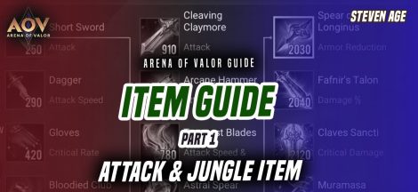 Mengenal Item dan Spesifikasi Item AOV